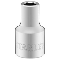 STANLEY Kratki nasadni ključ 1/2" 6-kraki kromirani 22 mm 86-522-0